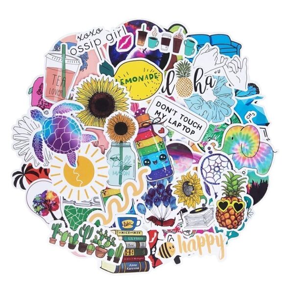 100pc Vinyl Sticker Set  - Picture 1 of 6